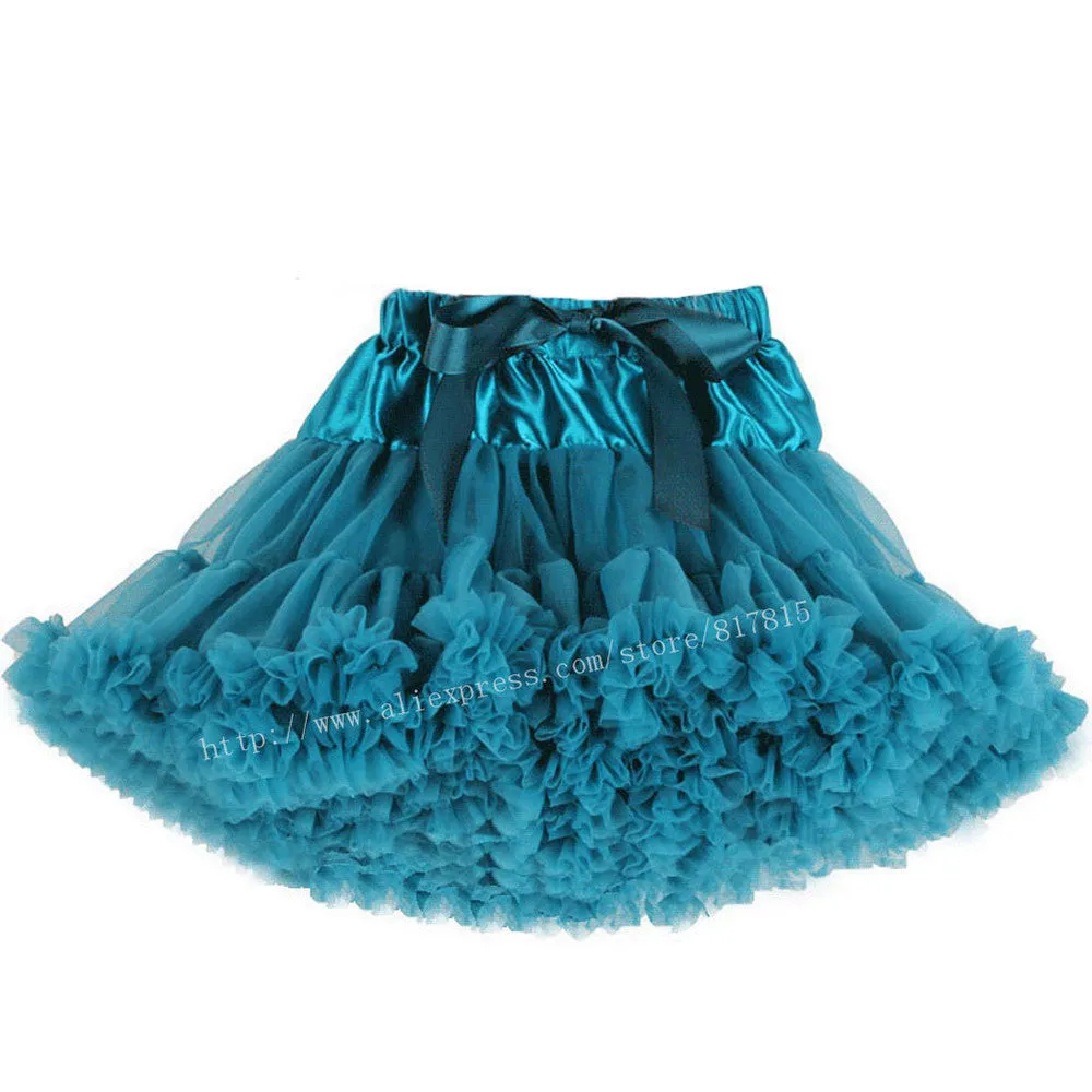 Baby girls tutu fluffy chiffon pettiskirt baby girls skirts Princess party tulle dance wear Skirts for girls 12Mo-8 Ys 21 Colors