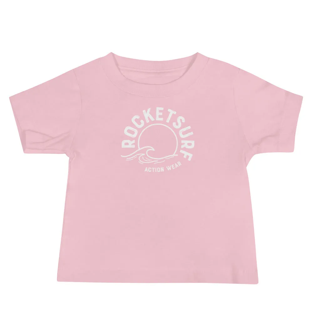 Baby Jersey Short Sleeve Tee - Waves Logo