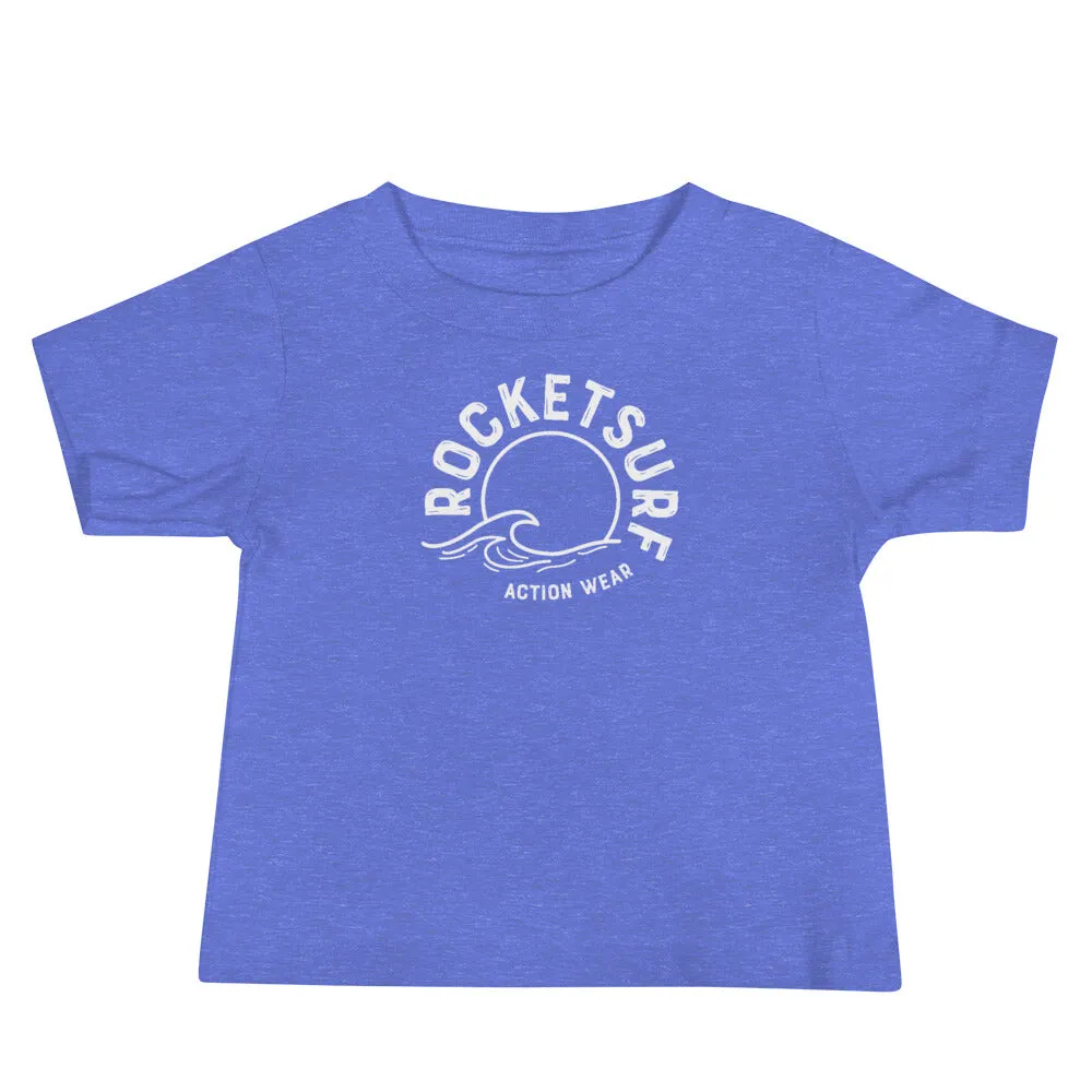 Baby Jersey Short Sleeve Tee - Waves Logo