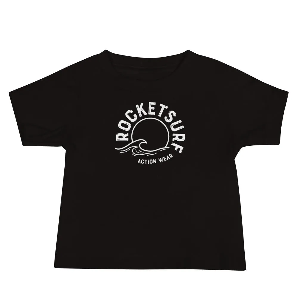 Baby Jersey Short Sleeve Tee - Waves Logo