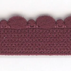 Ball Picot Stretch Tape #40 Wine