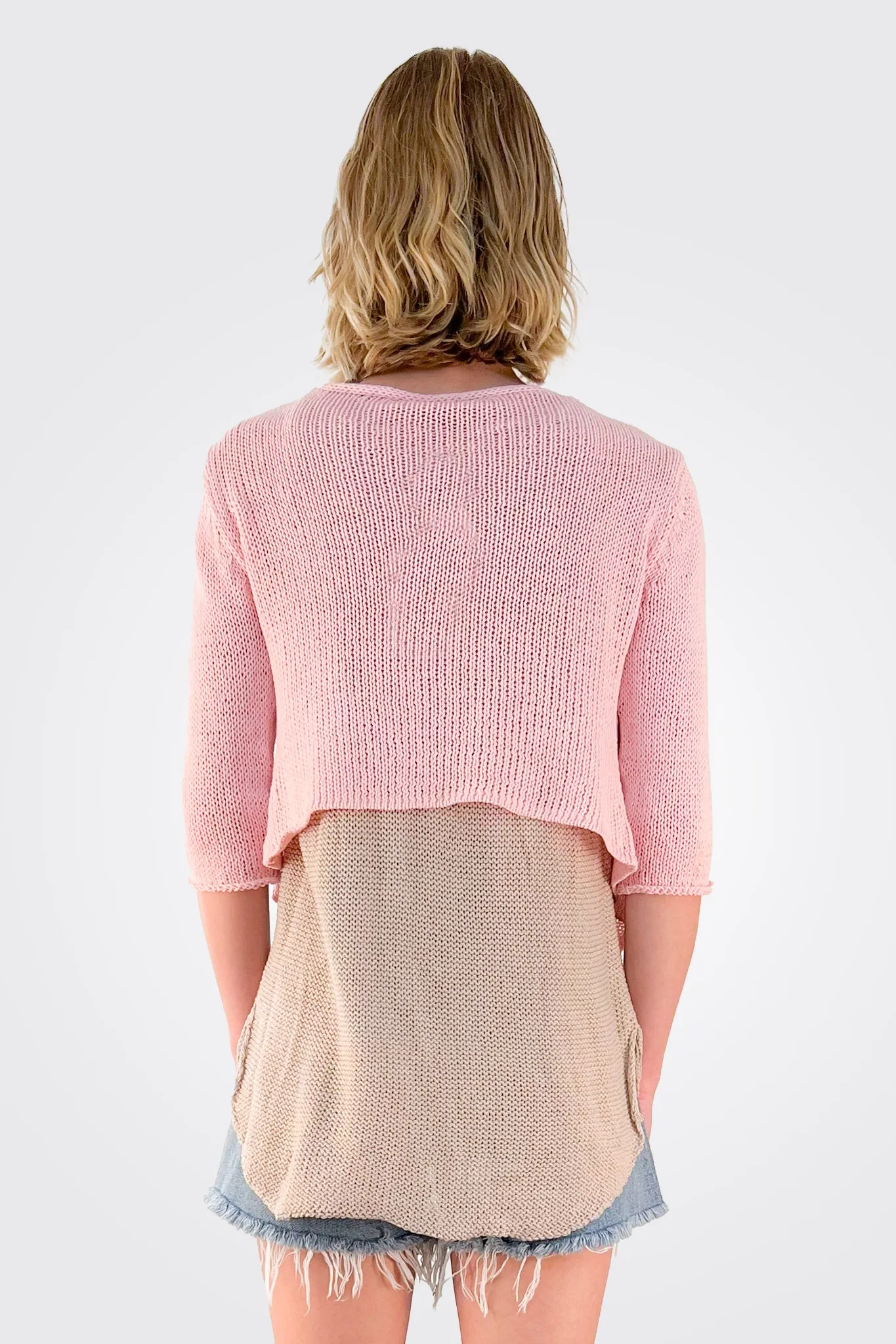 Ballet 3/4 Sleeve Top - Pink