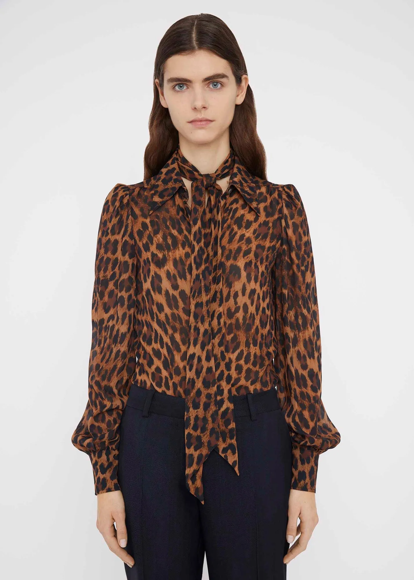 Bella Freud Mood For Love Shirt Leopard
