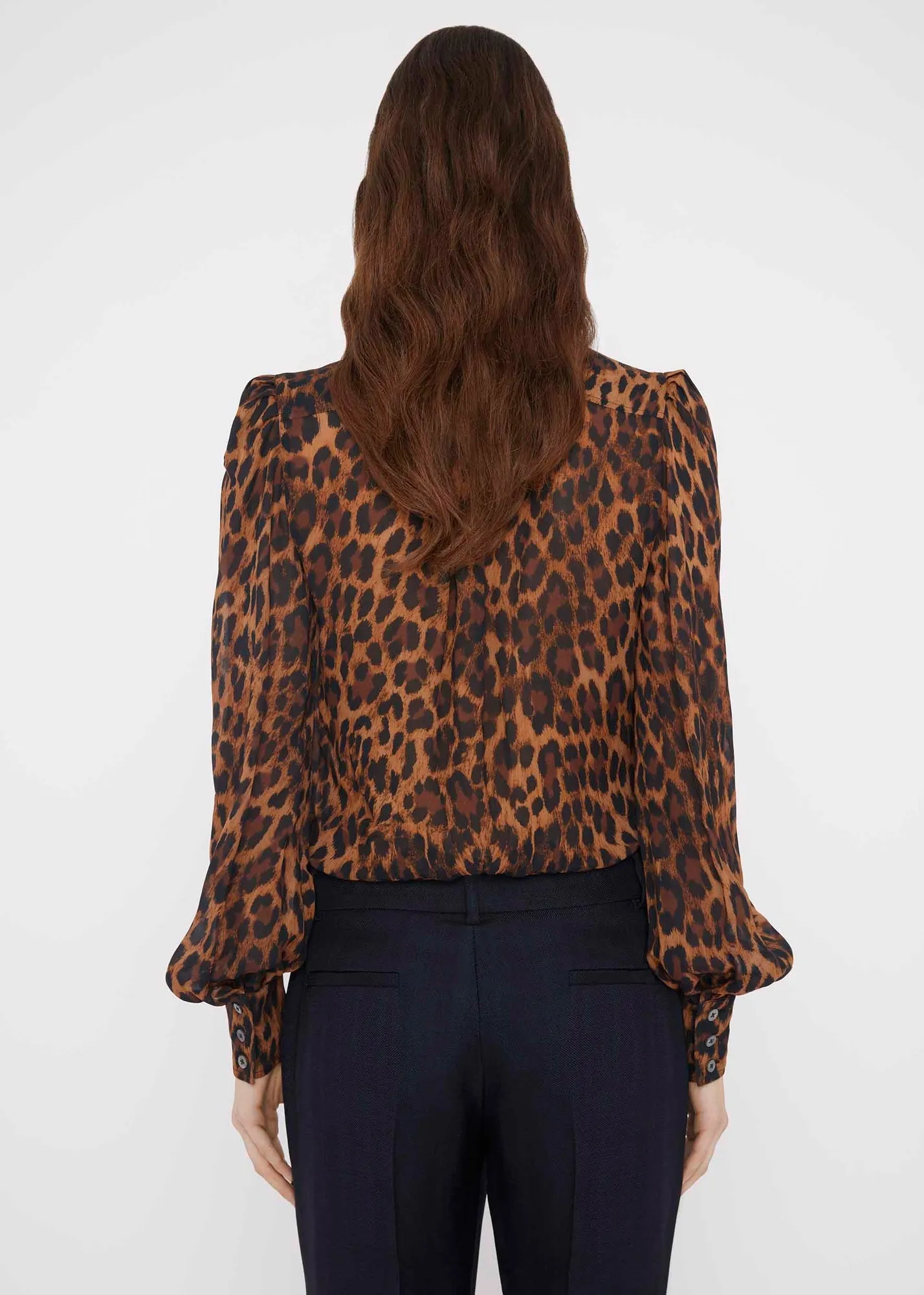 Bella Freud Mood For Love Shirt Leopard