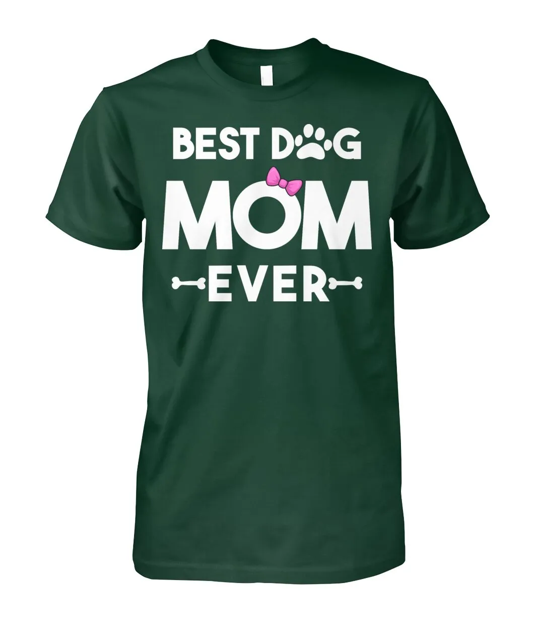 Best Dog Mom Shirt (White Text)