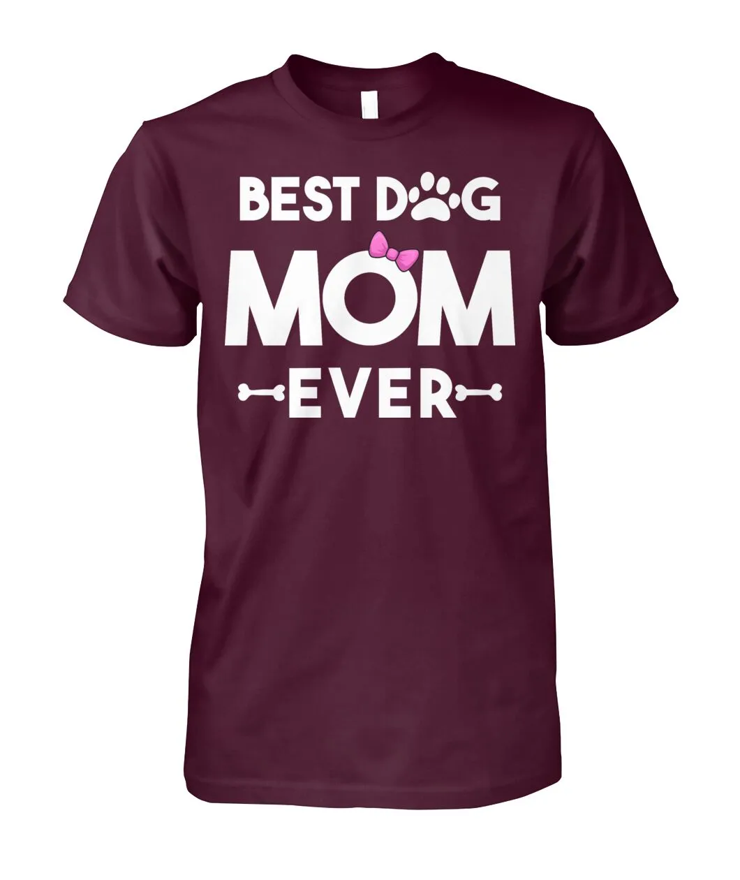 Best Dog Mom Shirt (White Text)