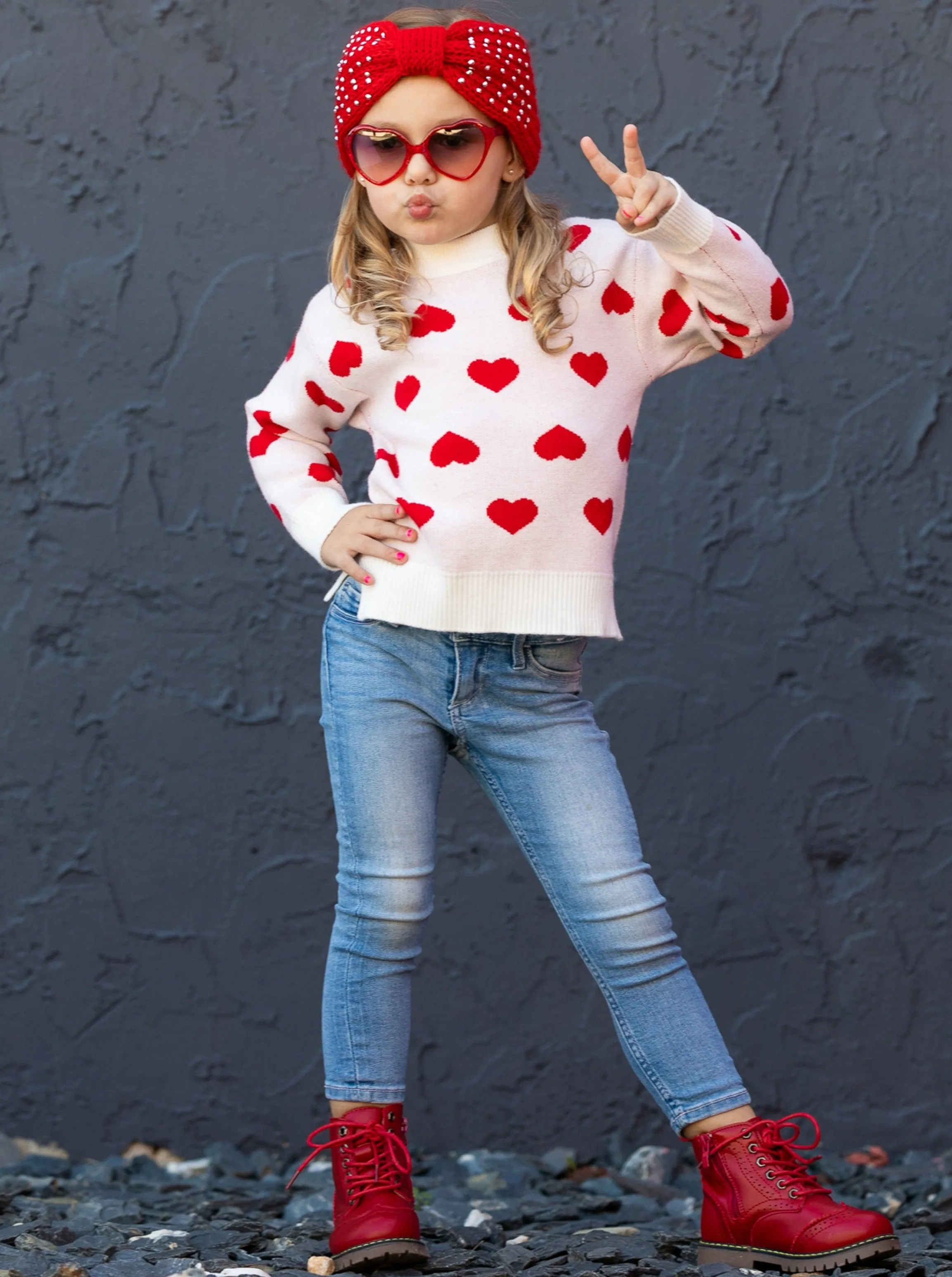 Big Hearted Knit Sweater