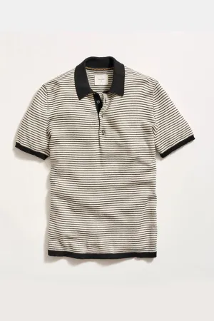 Billy Reid Stripe Sweater Polo