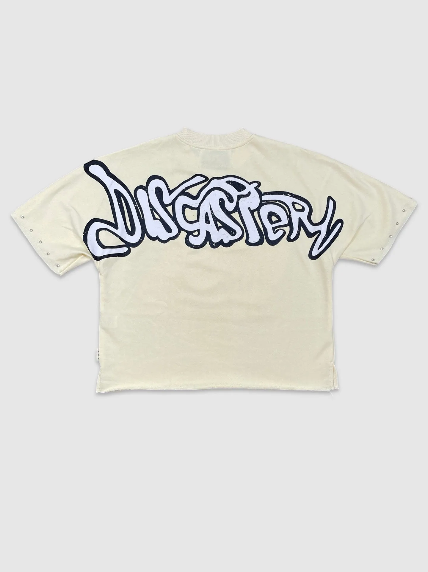 BKYS-T1286-Disaster Cropped Tee