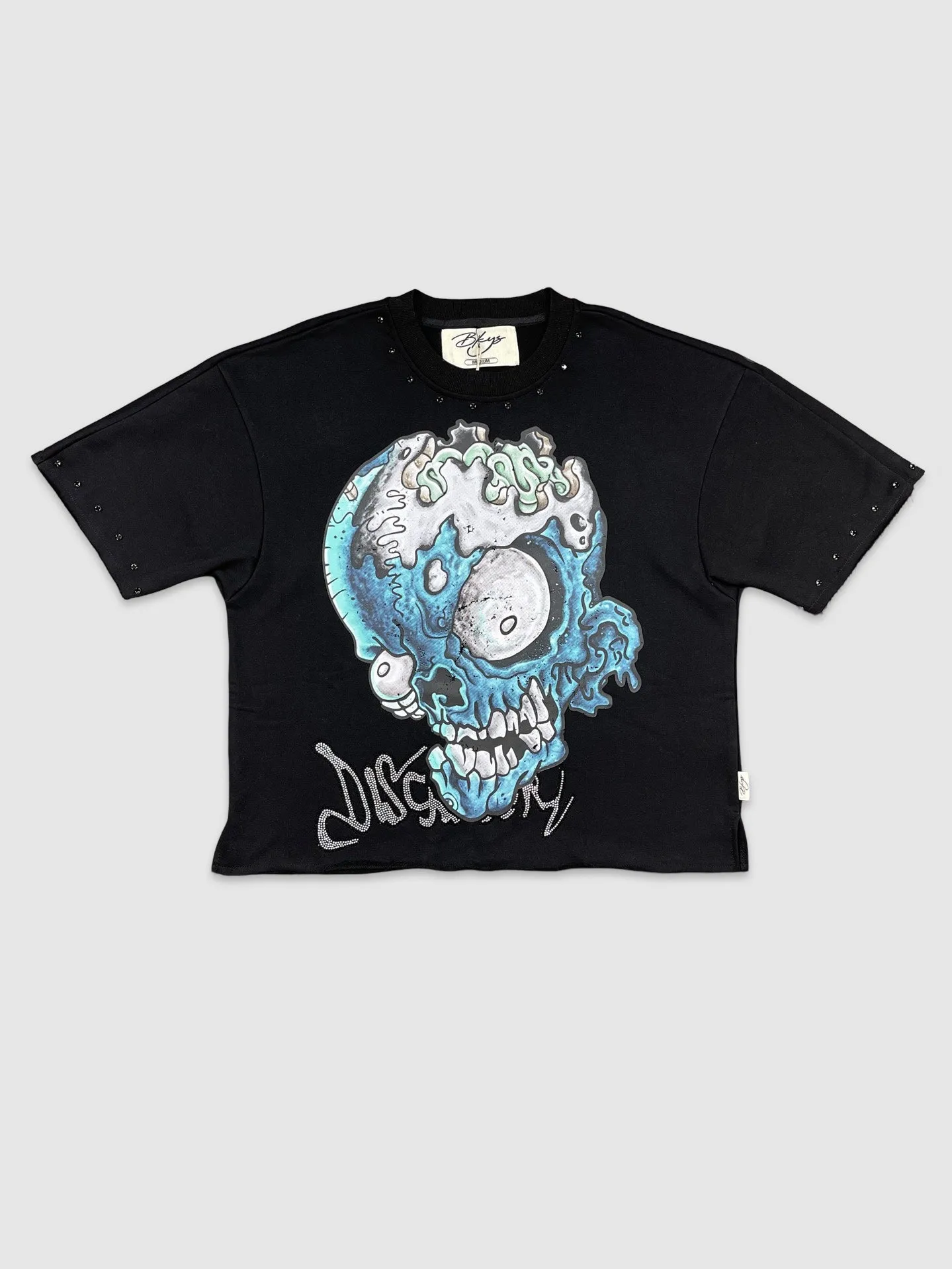 BKYS-T1286-Disaster Cropped Tee