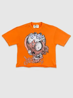 BKYS-T1286-Disaster Cropped Tee