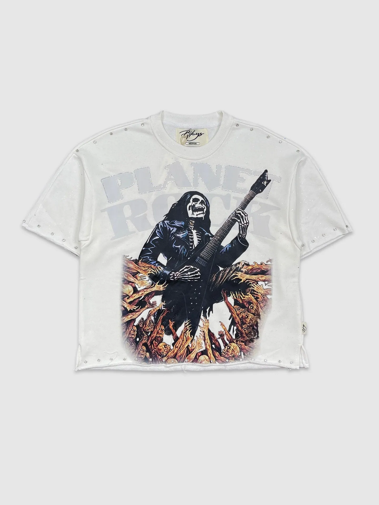 BKYS-T1292-Planet Rock Cropped Tee