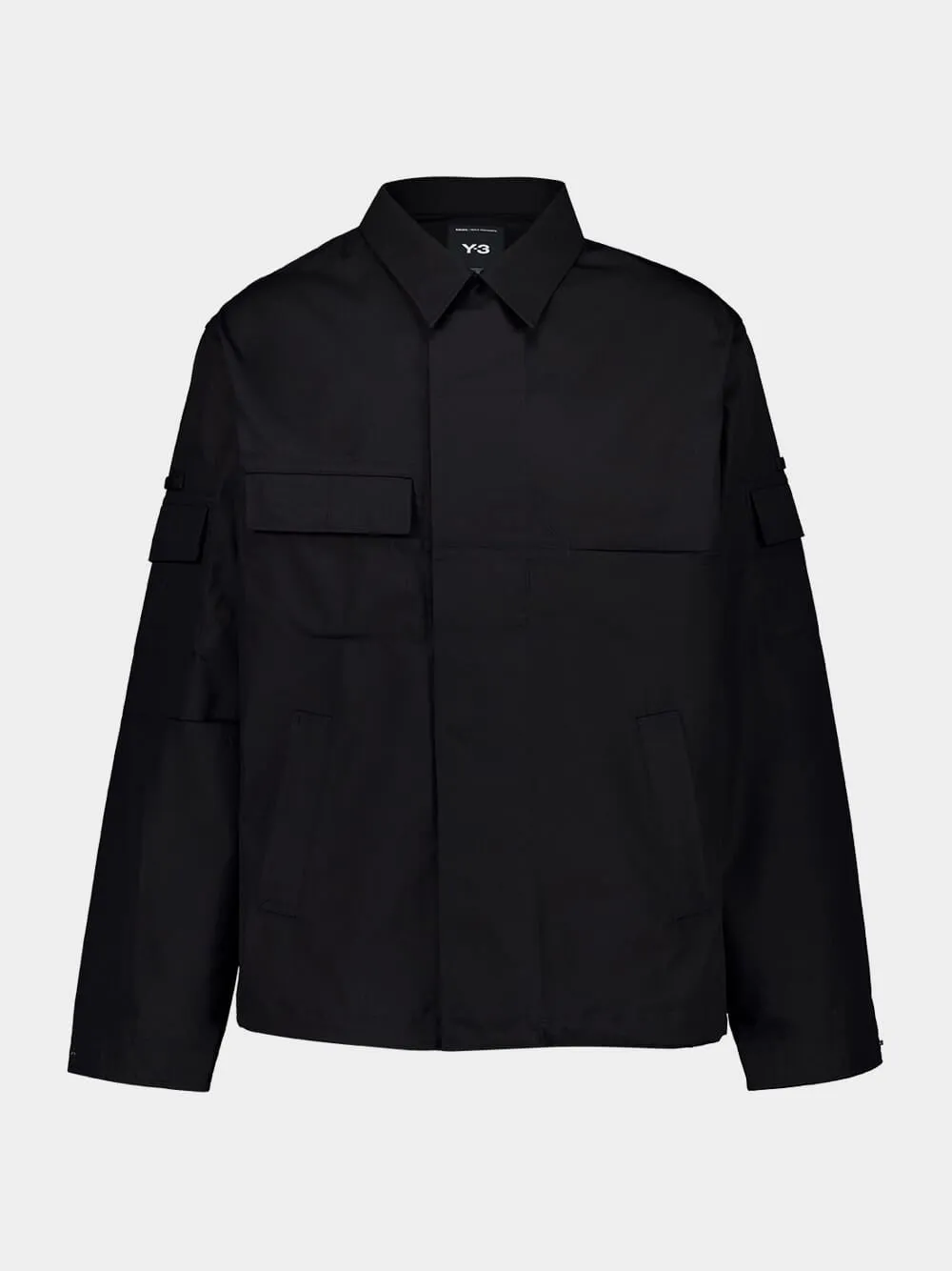 Black Field Shirt Jacket