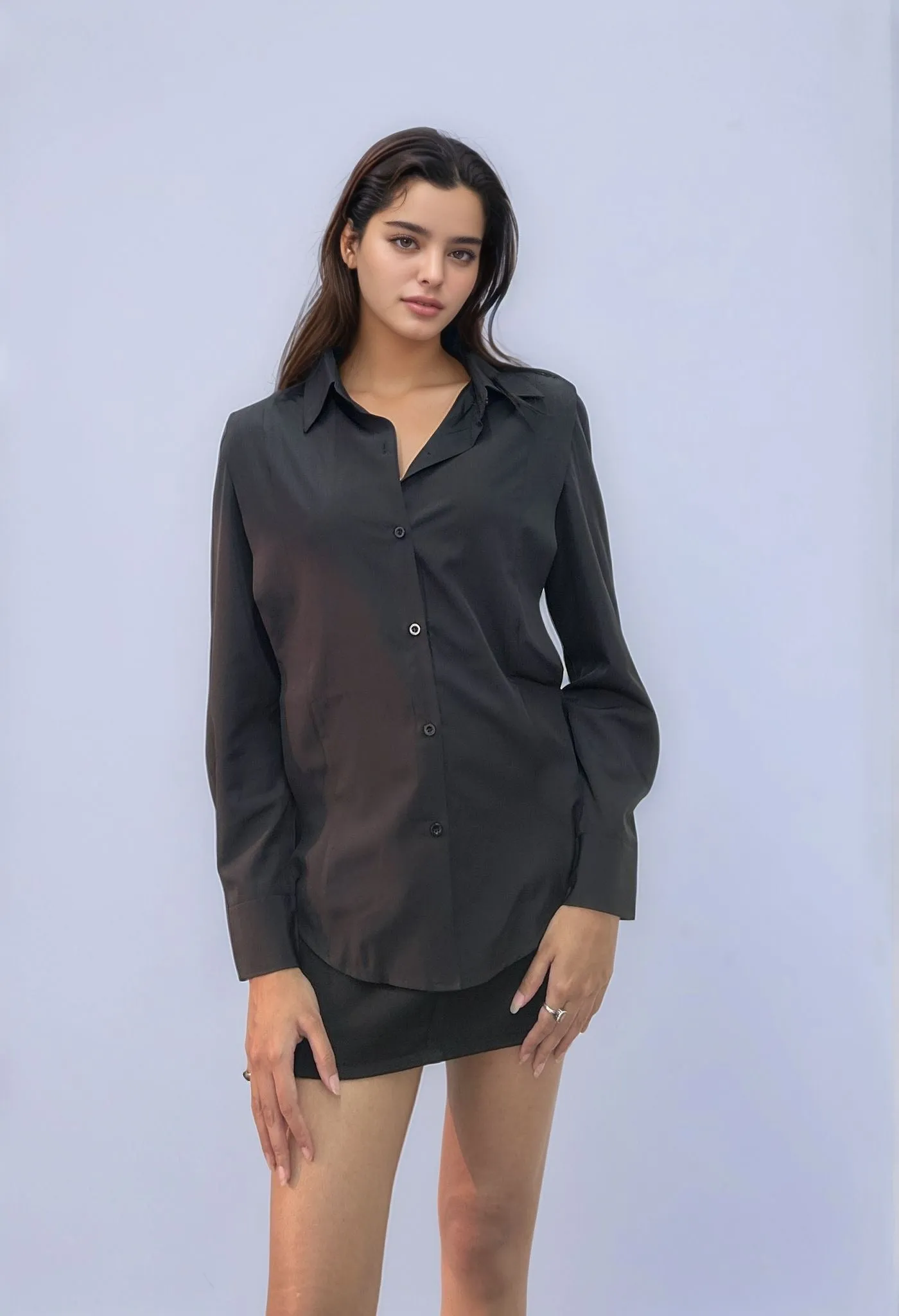 Black Solid Shirt