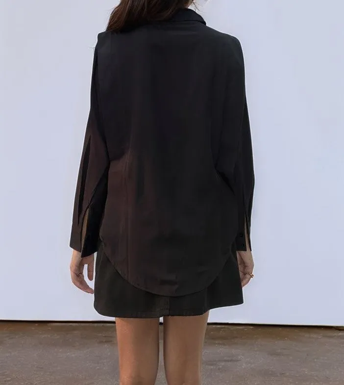 Black Solid Shirt