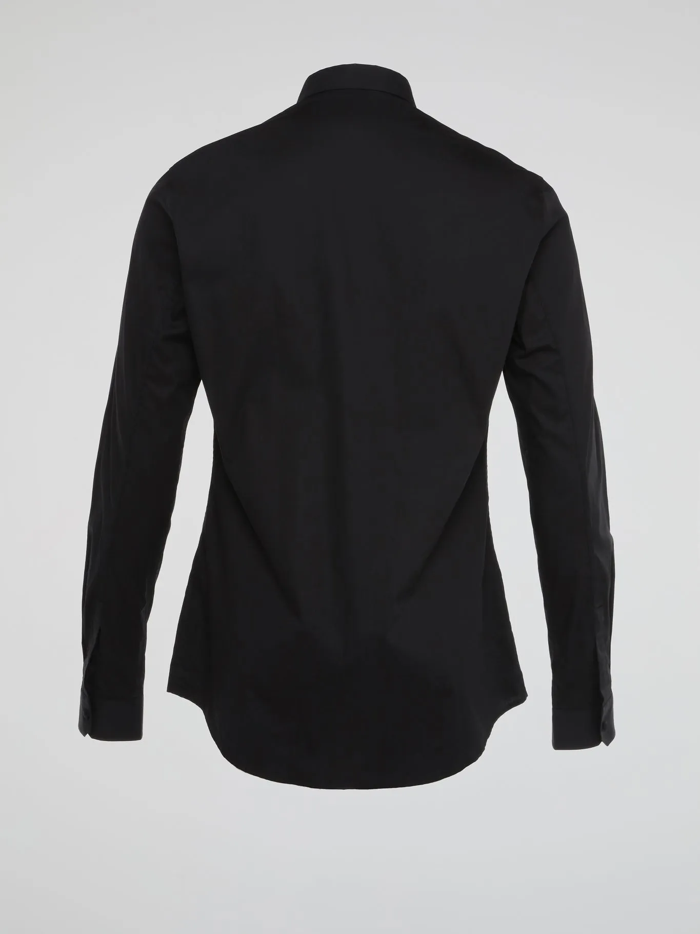 Black Studded Long Sleeve Shirt