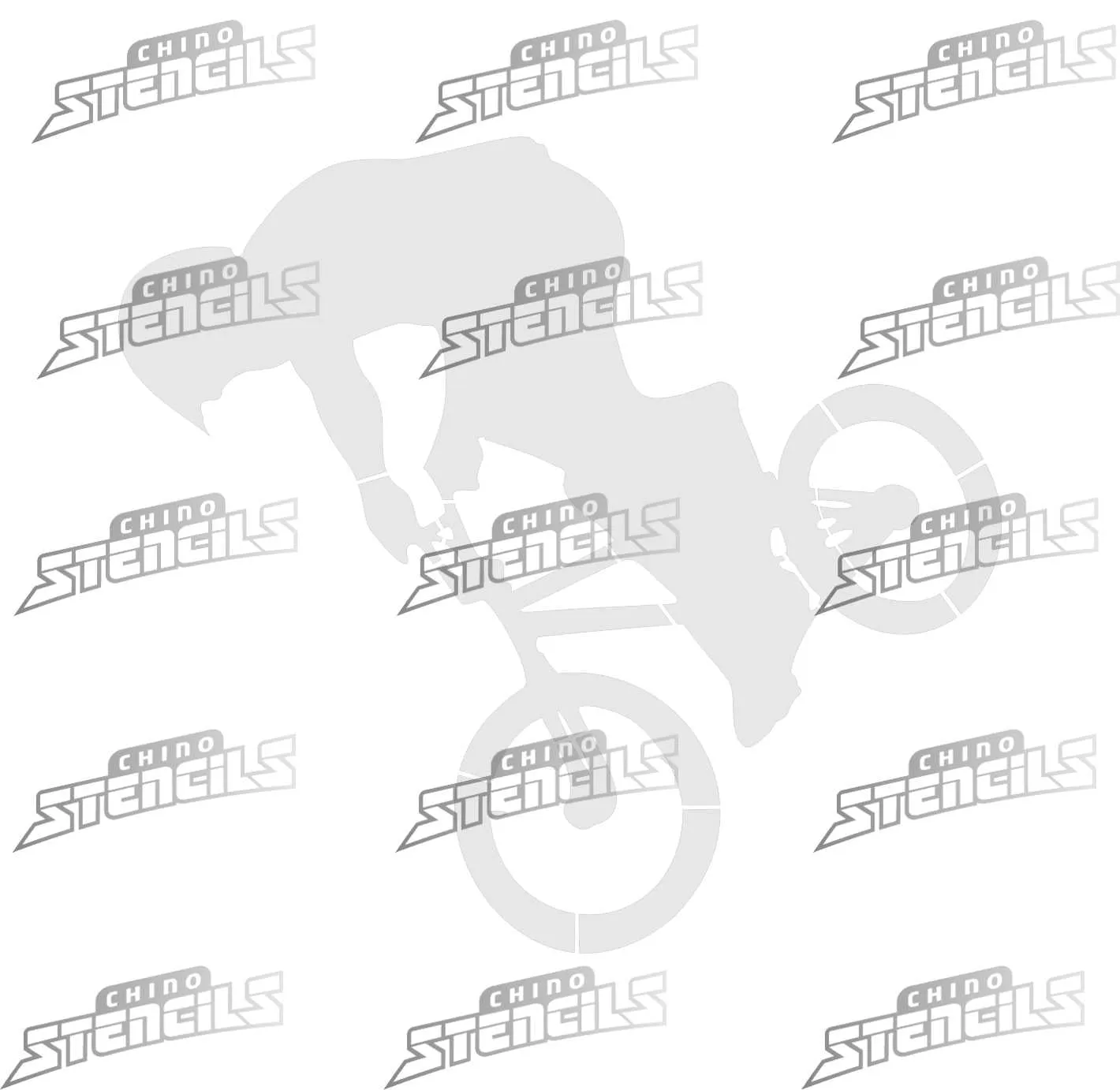 BMX Designs - Airbrush Custom art stencil T-shirt Pack arts crafts clipart bike bicycle