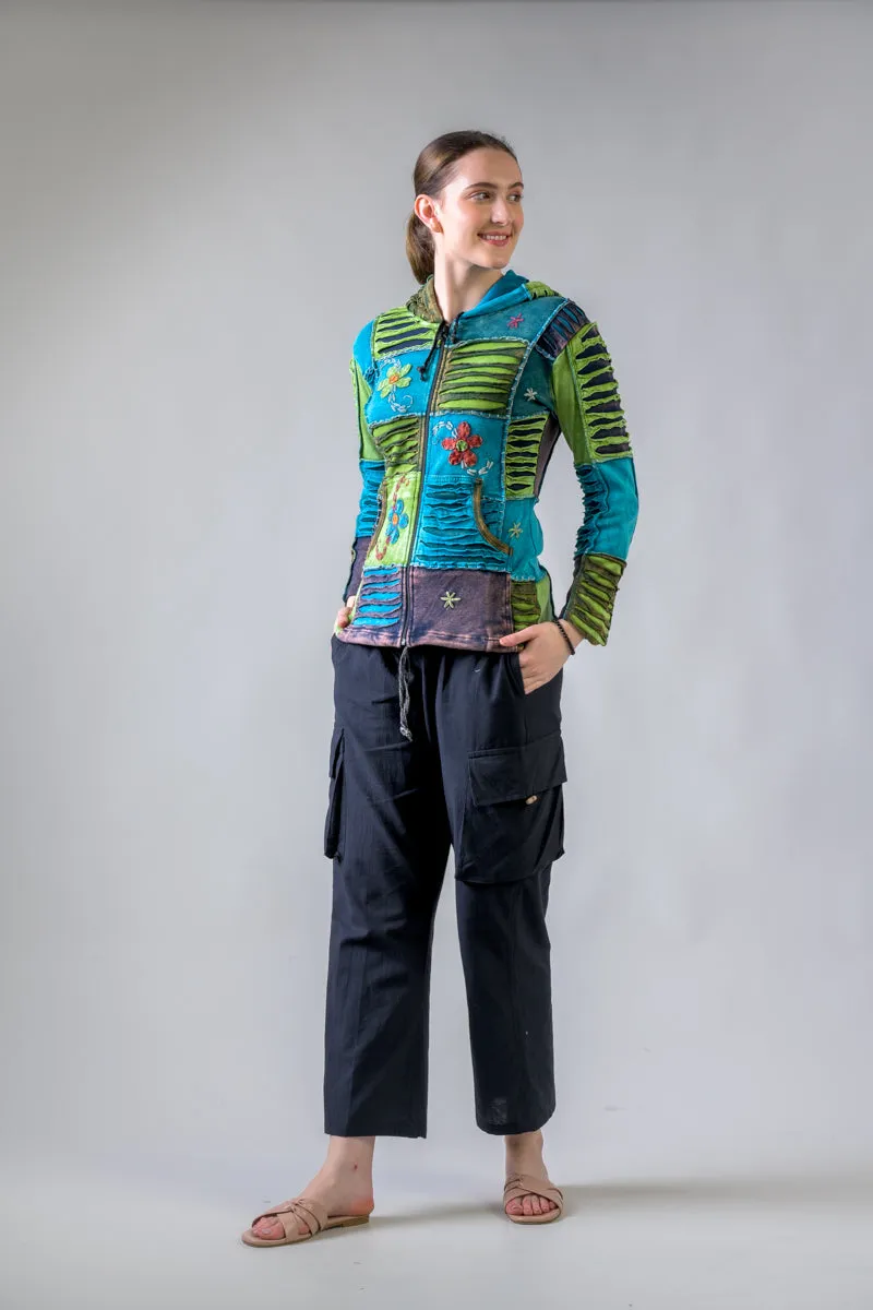 Bold Vented Flower Jacket