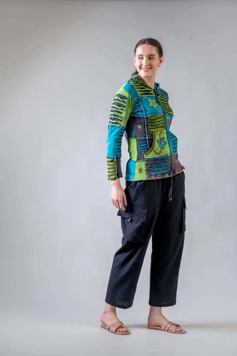 Bold Vented Flower Jacket