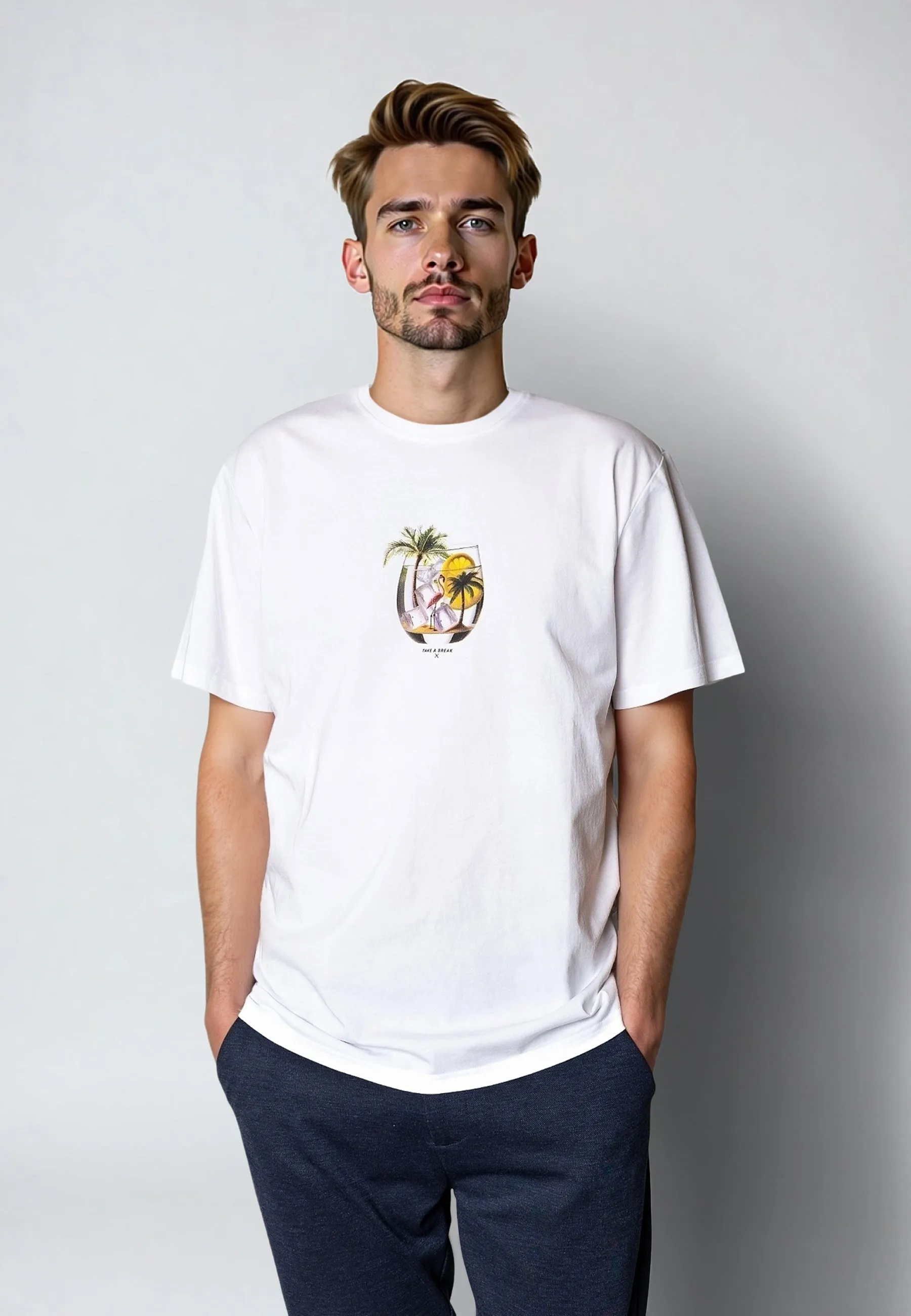 Break t-shirt - Hvid
