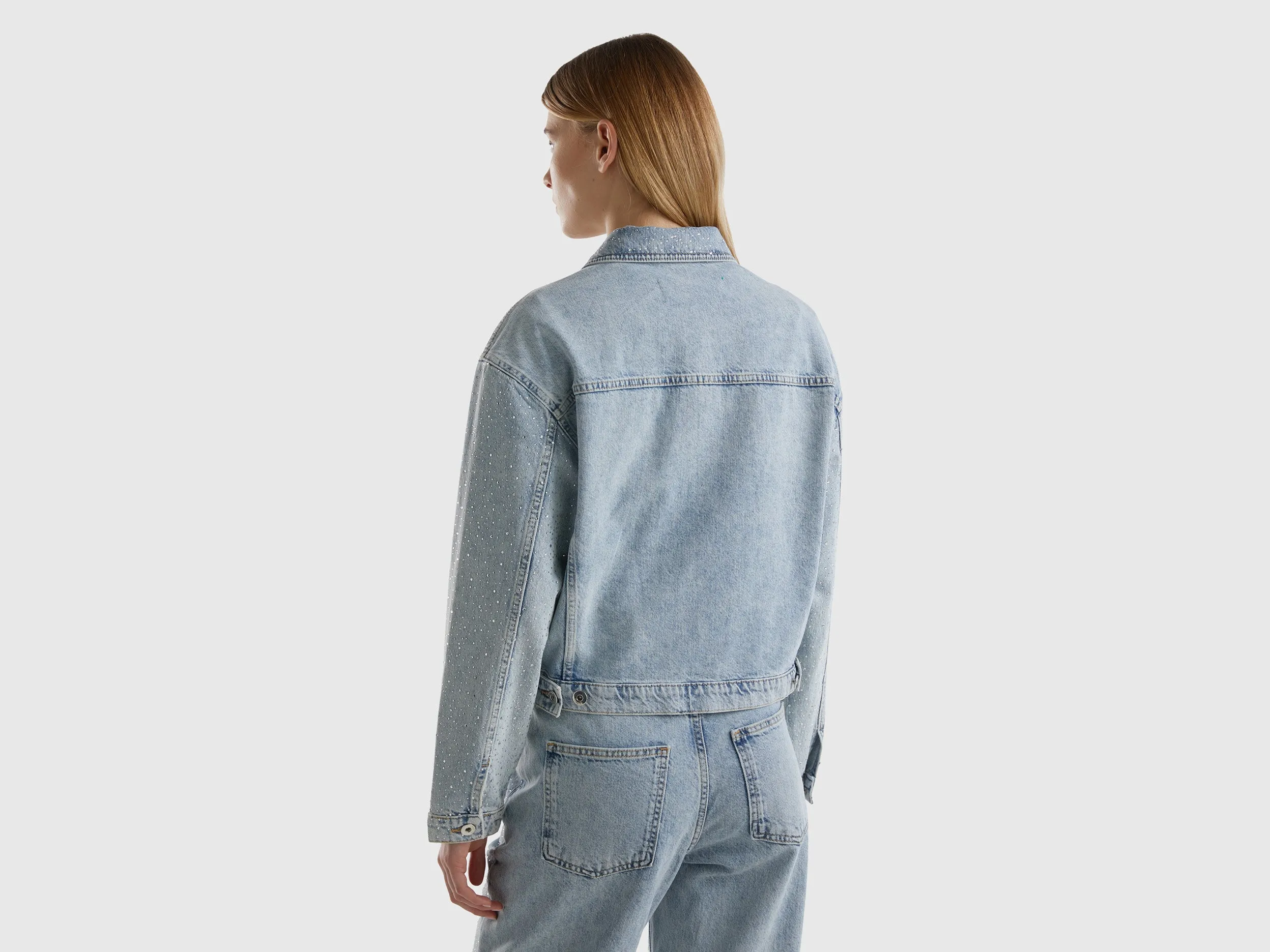 Button Down Collar Solid Jacket