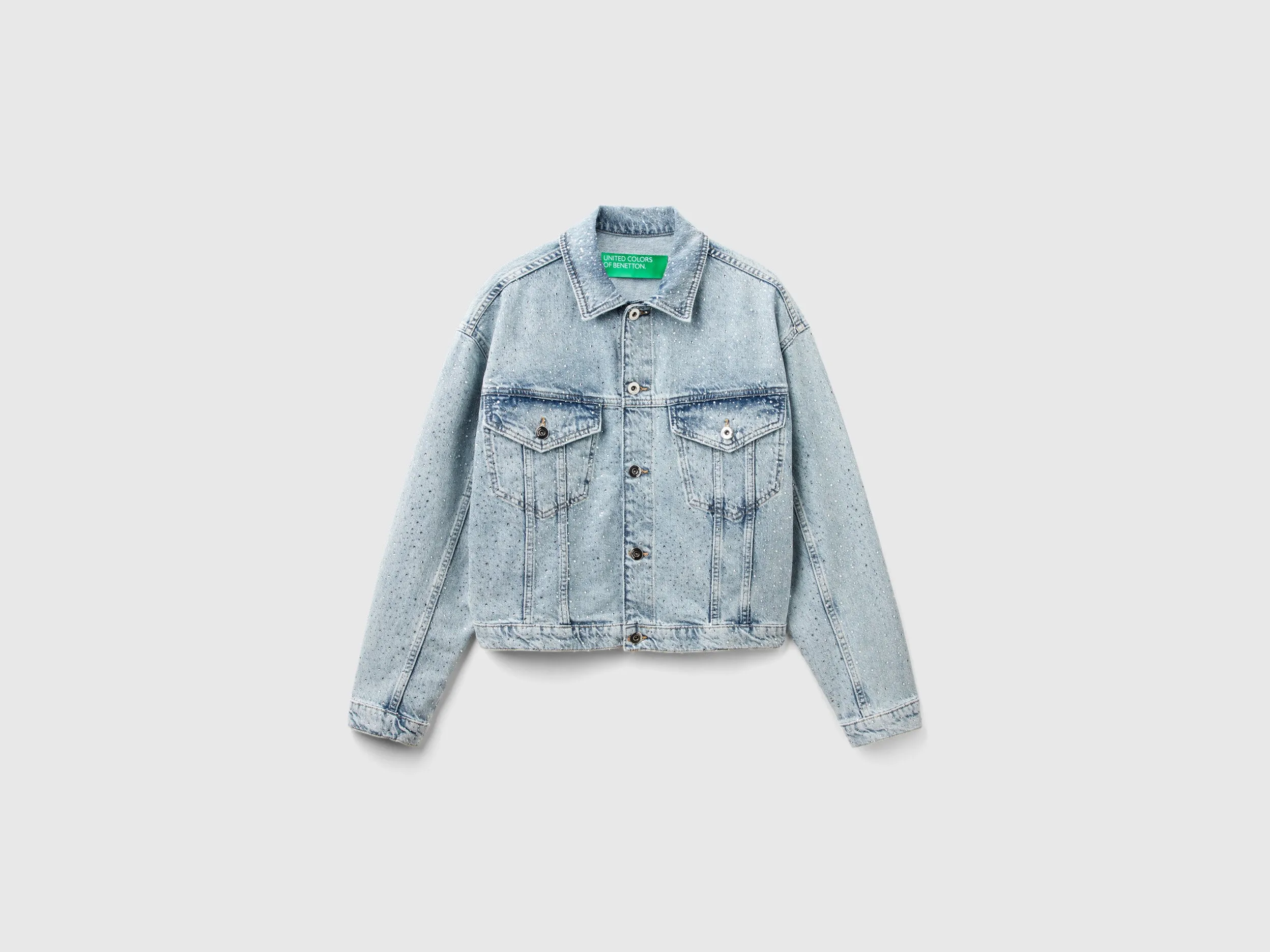 Button Down Collar Solid Jacket
