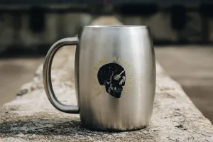 Caffeine and Chaos – 14 oz Stainless Steel Mug