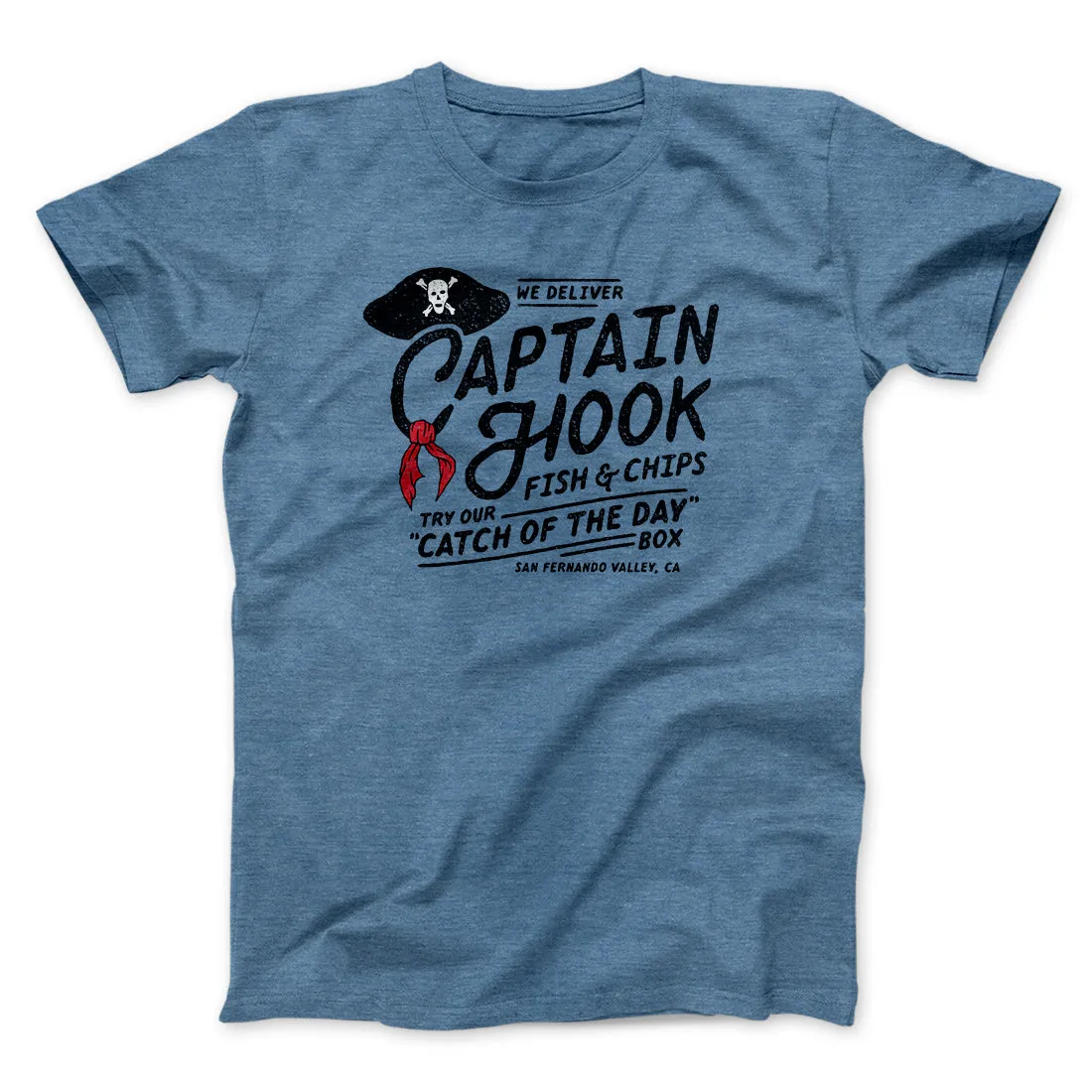 Captain Hook Fish And Chips Funny Movie Men/Unisex T-Shirt
