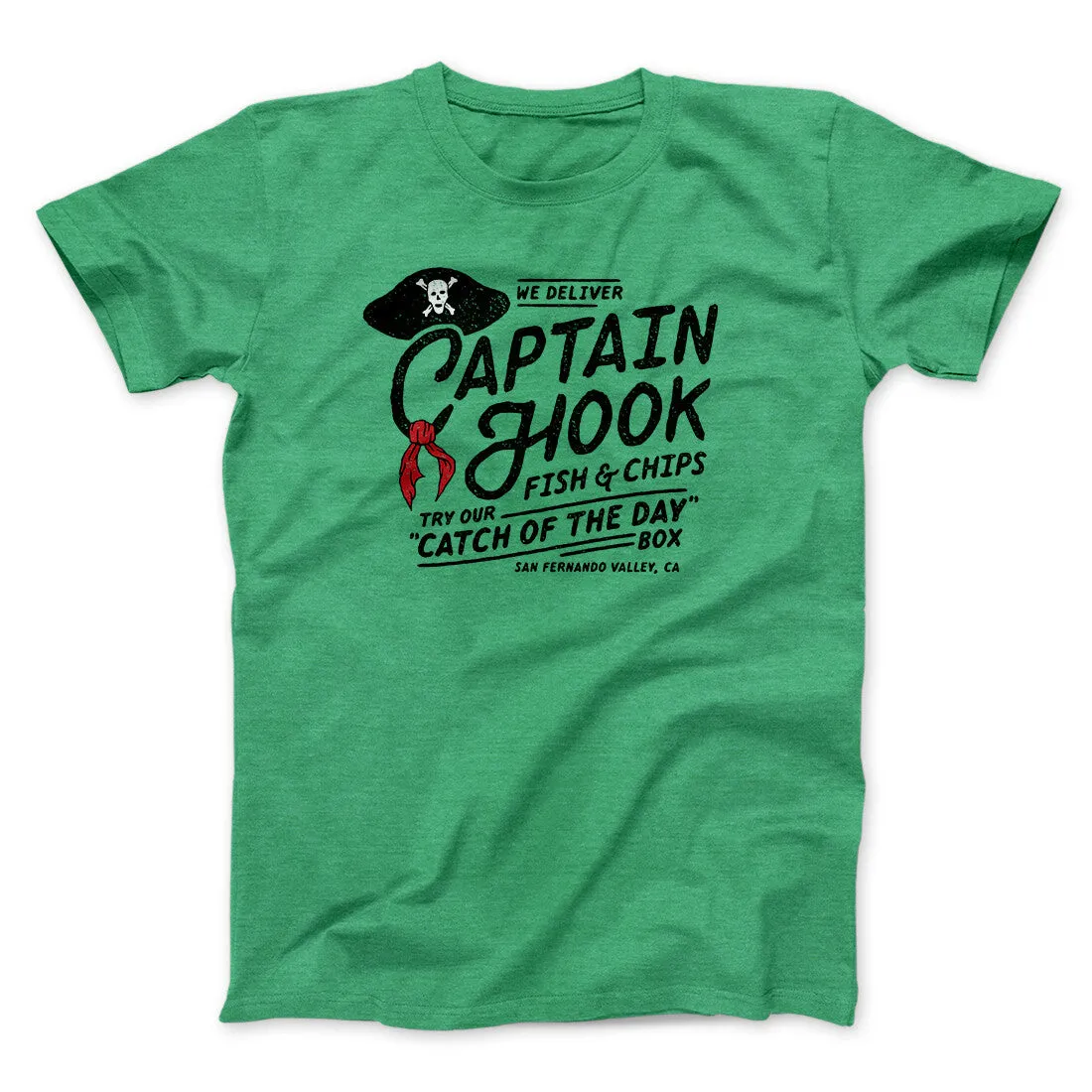 Captain Hook Fish And Chips Funny Movie Men/Unisex T-Shirt