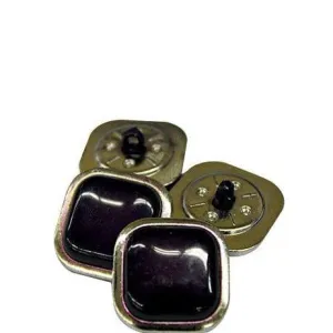 Carded Buttons Square Purple
