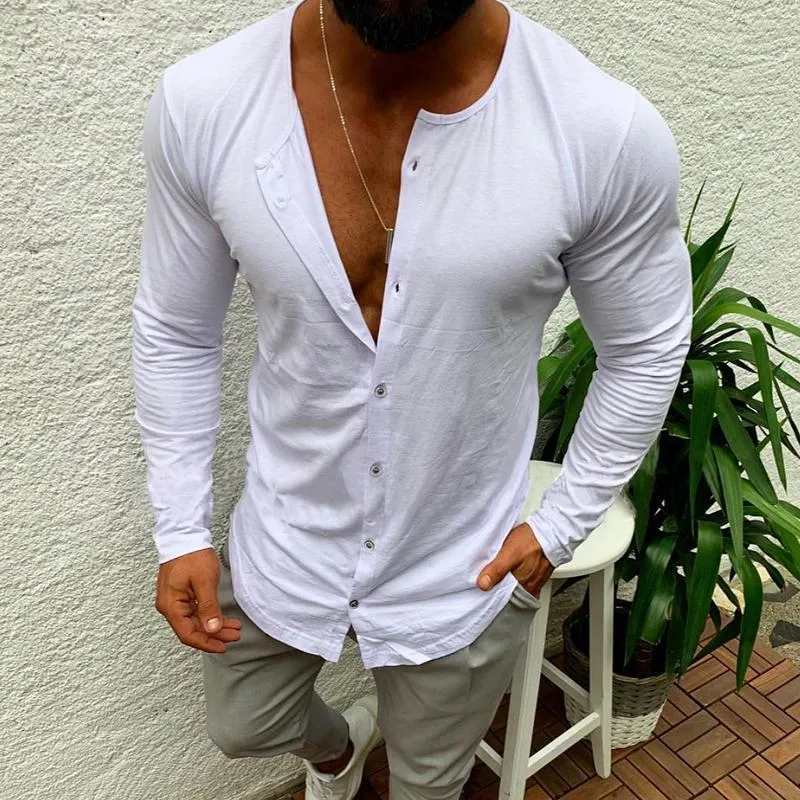 Cardigan t-shirt vintage à boutonnage simple