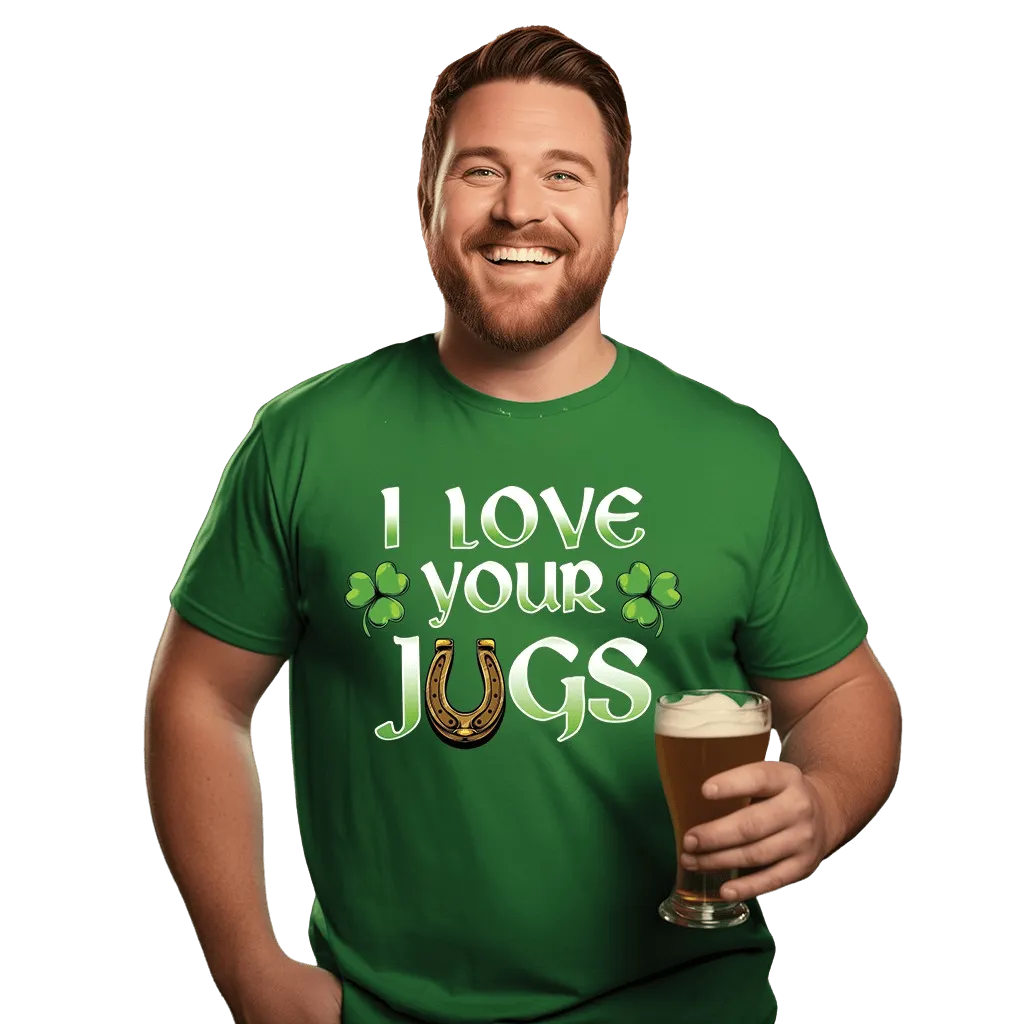 Cheers & I Love Your Jugs 2025 Couples Drinking Shirts