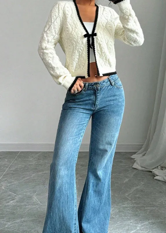 Chic Charm Tie-Front Knit Cardigan