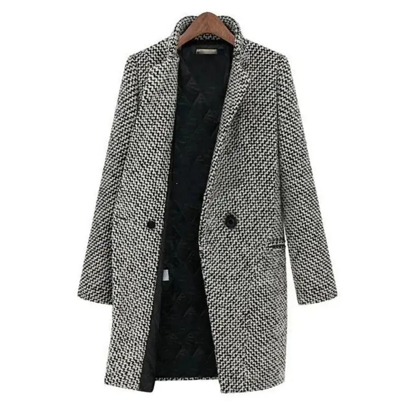 Chic Evelyn Wool Winter Coat
