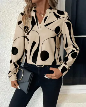 Clara Women's printed blouse - Chic and elegant