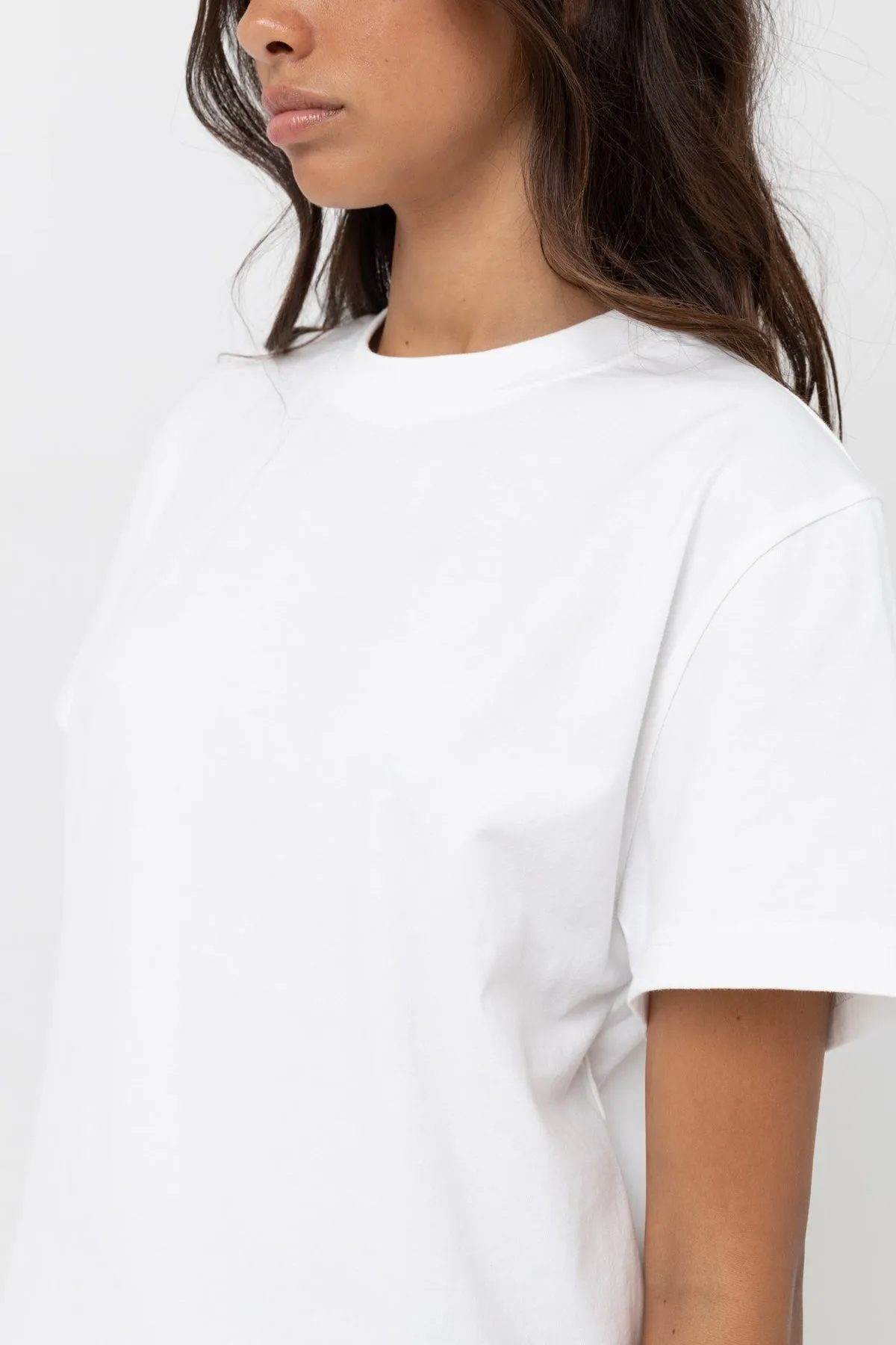 Classic Band Tee White