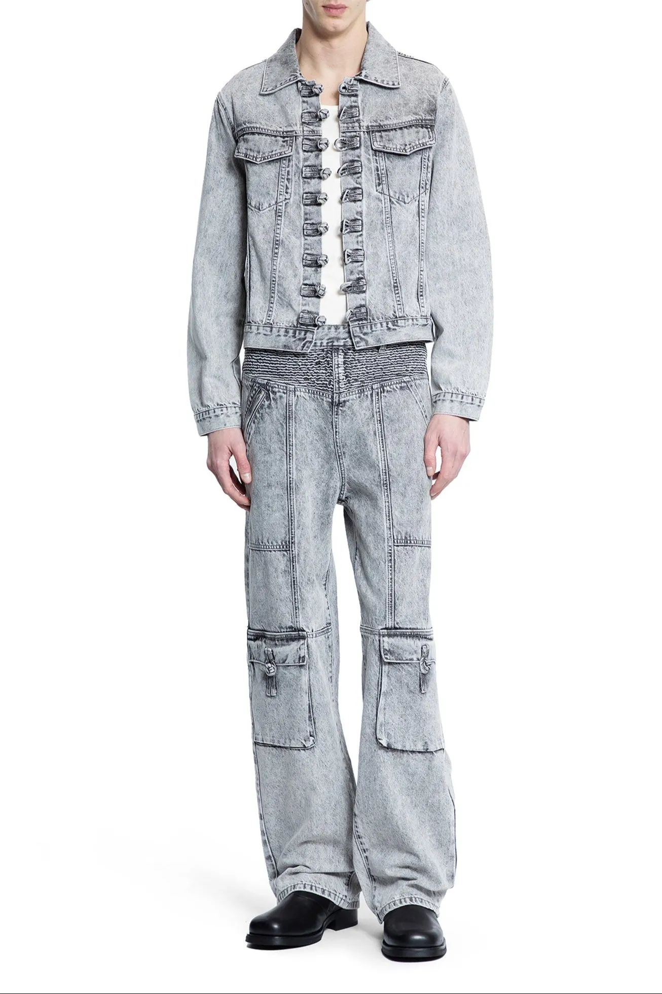 Classic Denim Jacket in Light Stone Wash