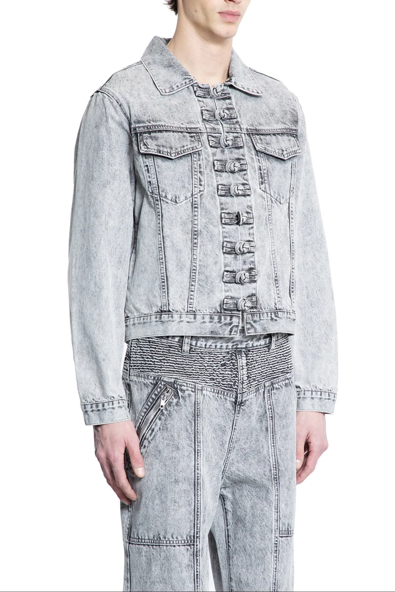 Classic Denim Jacket in Light Stone Wash