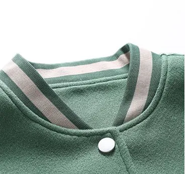 Classic Men's Relaxed-fit Street Style Varsity Jacket