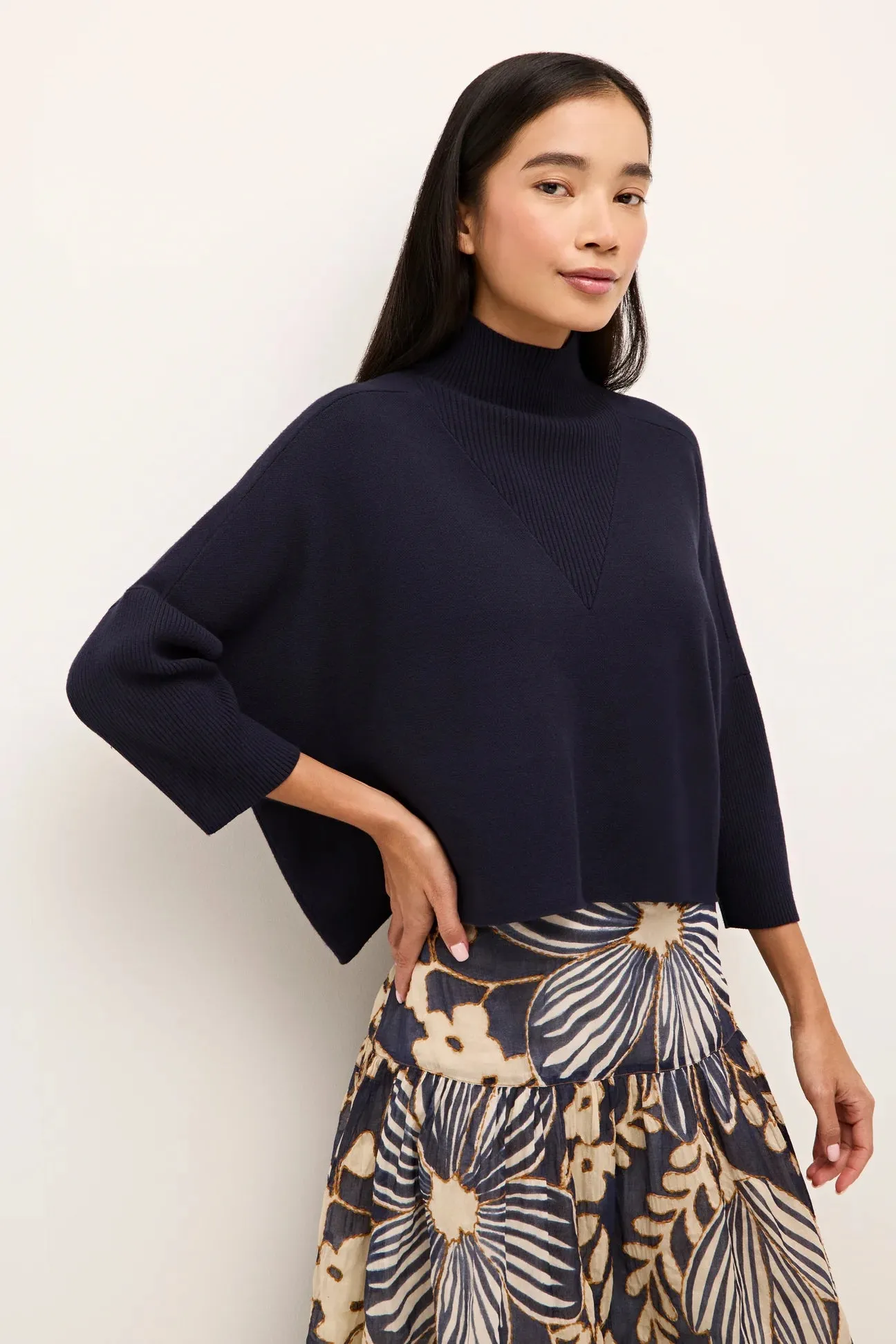 Claudie Popover | Navy
