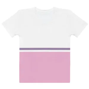 Clean Purple & Pink - Sustainably Made Women’s Short Sleeve Tee