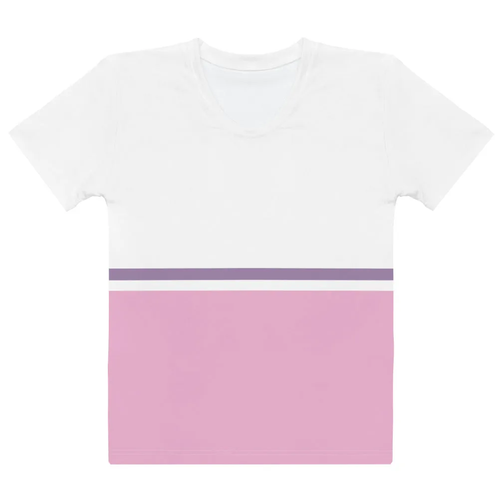 Clean Purple & Pink - Sustainably Made Women’s Short Sleeve Tee