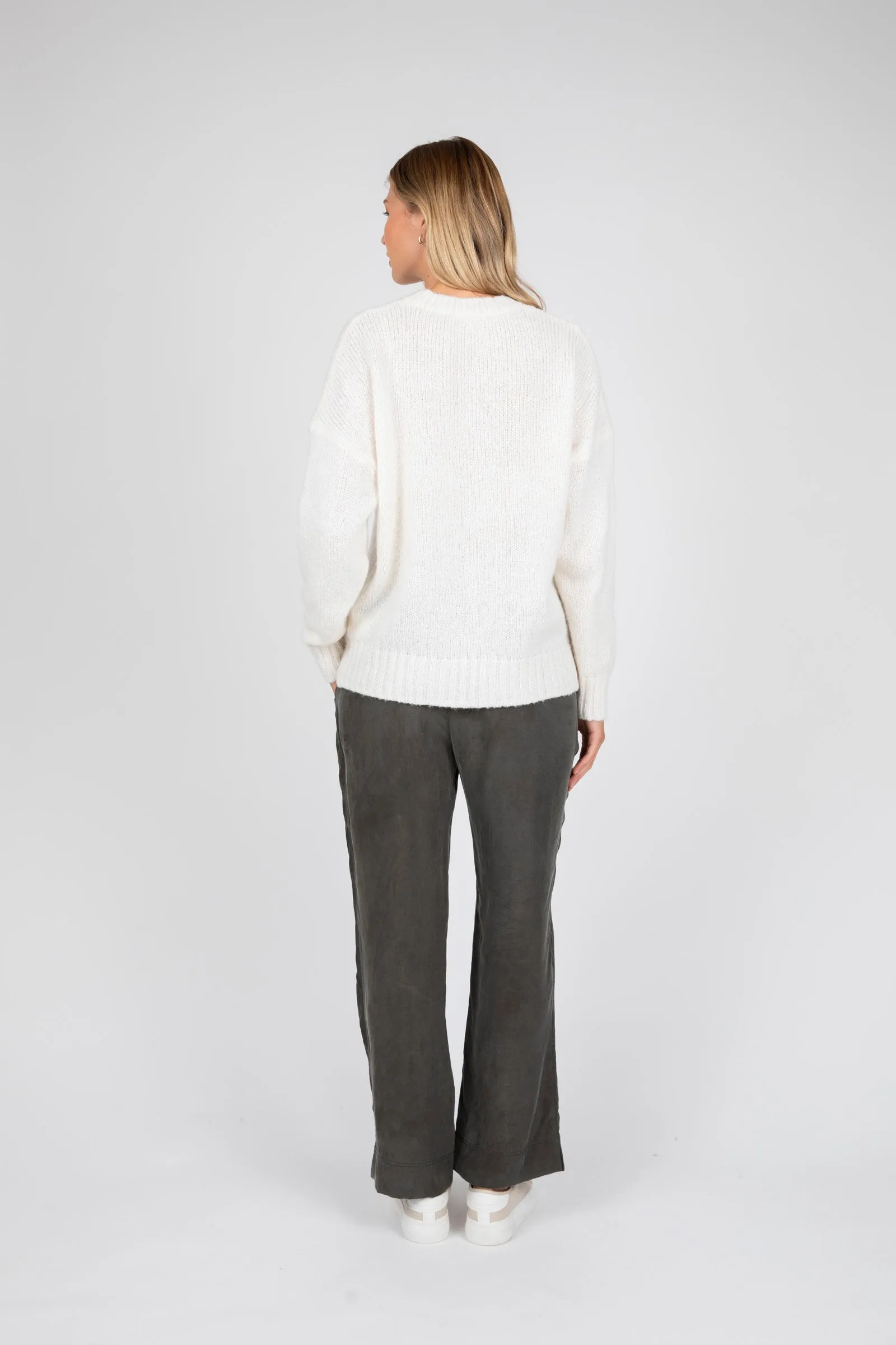 Cloud Crew Neck Knit - Ivory