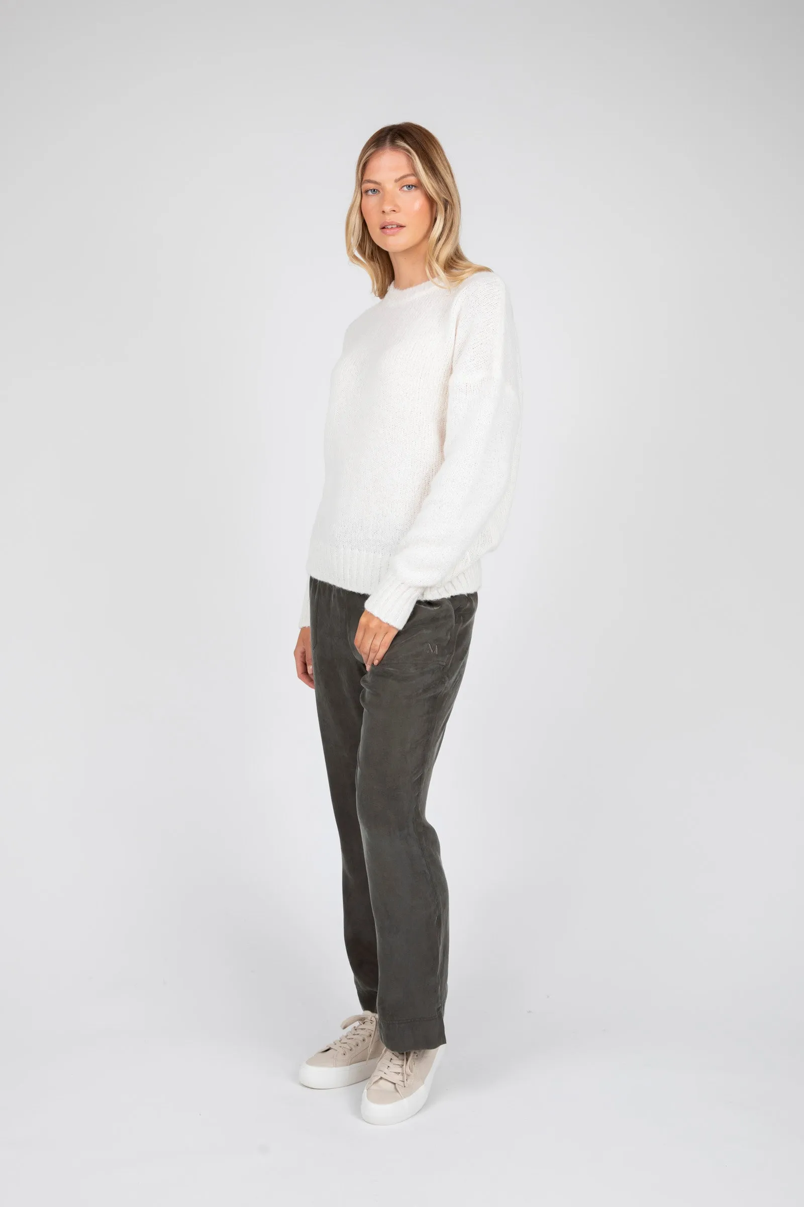 Cloud Crew Neck Knit - Ivory