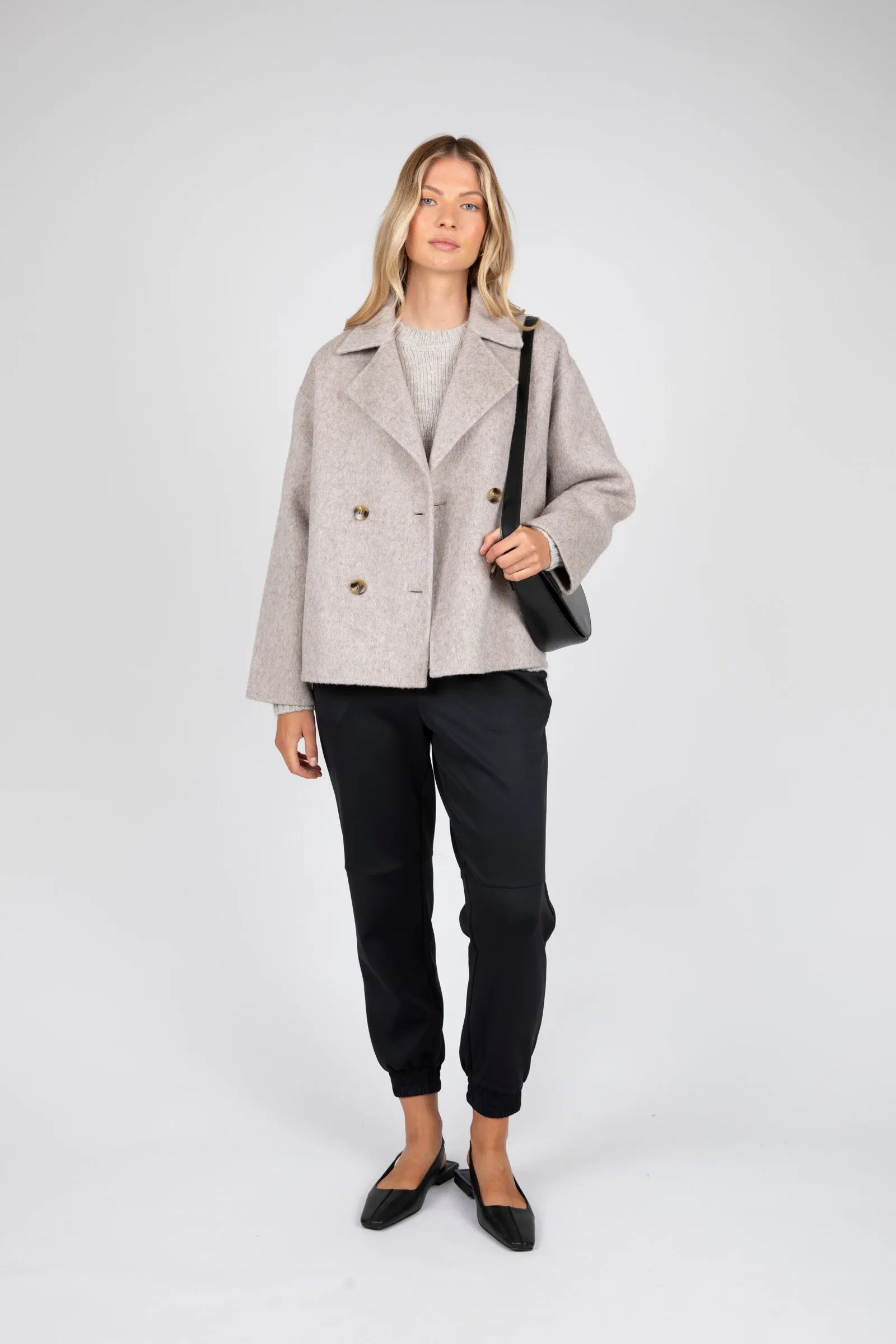 Cloud Crew Neck Knit - Storm Marle