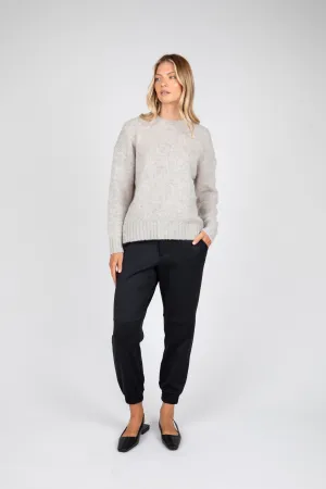 Cloud Crew Neck Knit - Storm Marle
