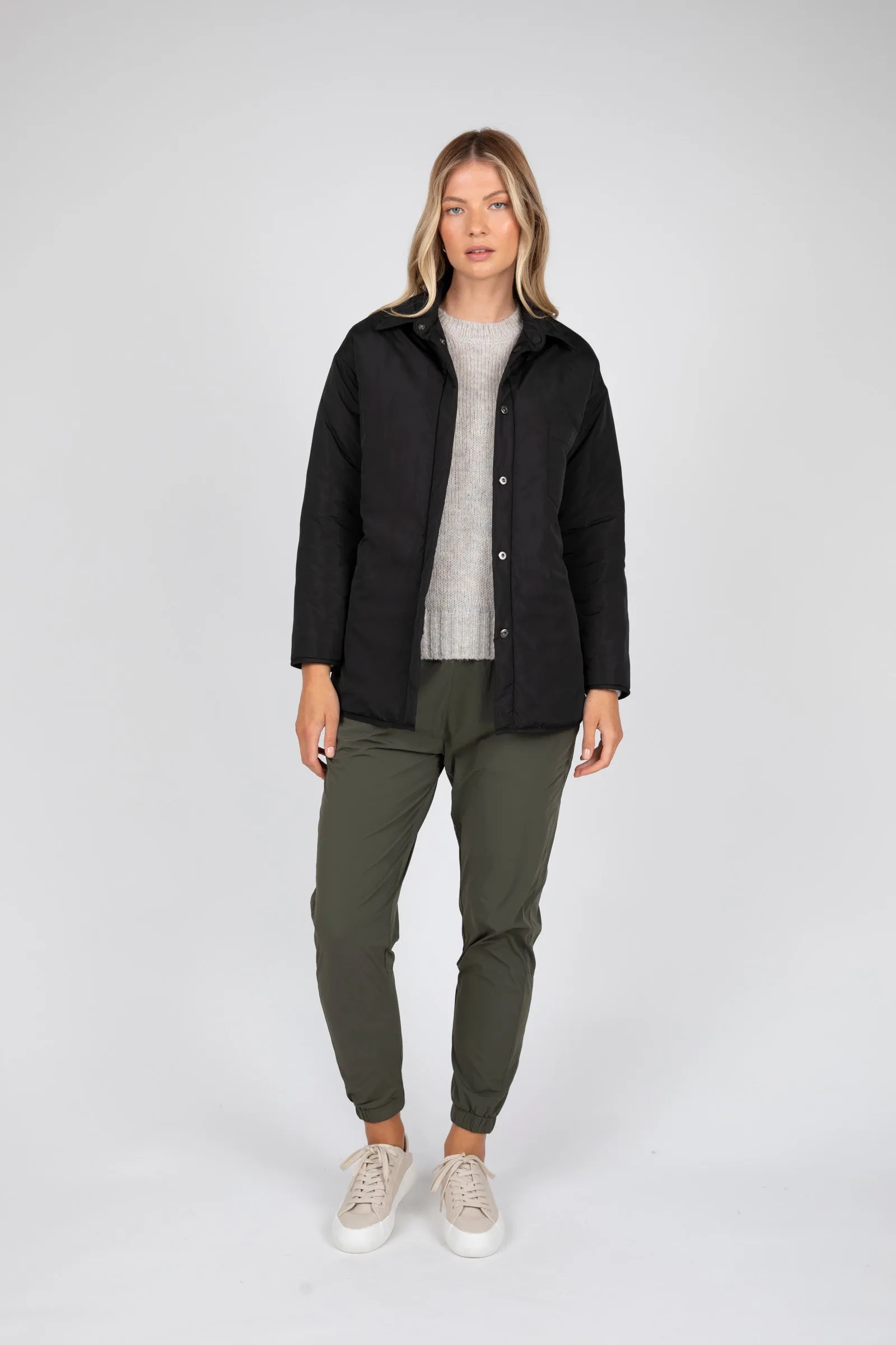 Cloud Crew Neck Knit - Storm Marle