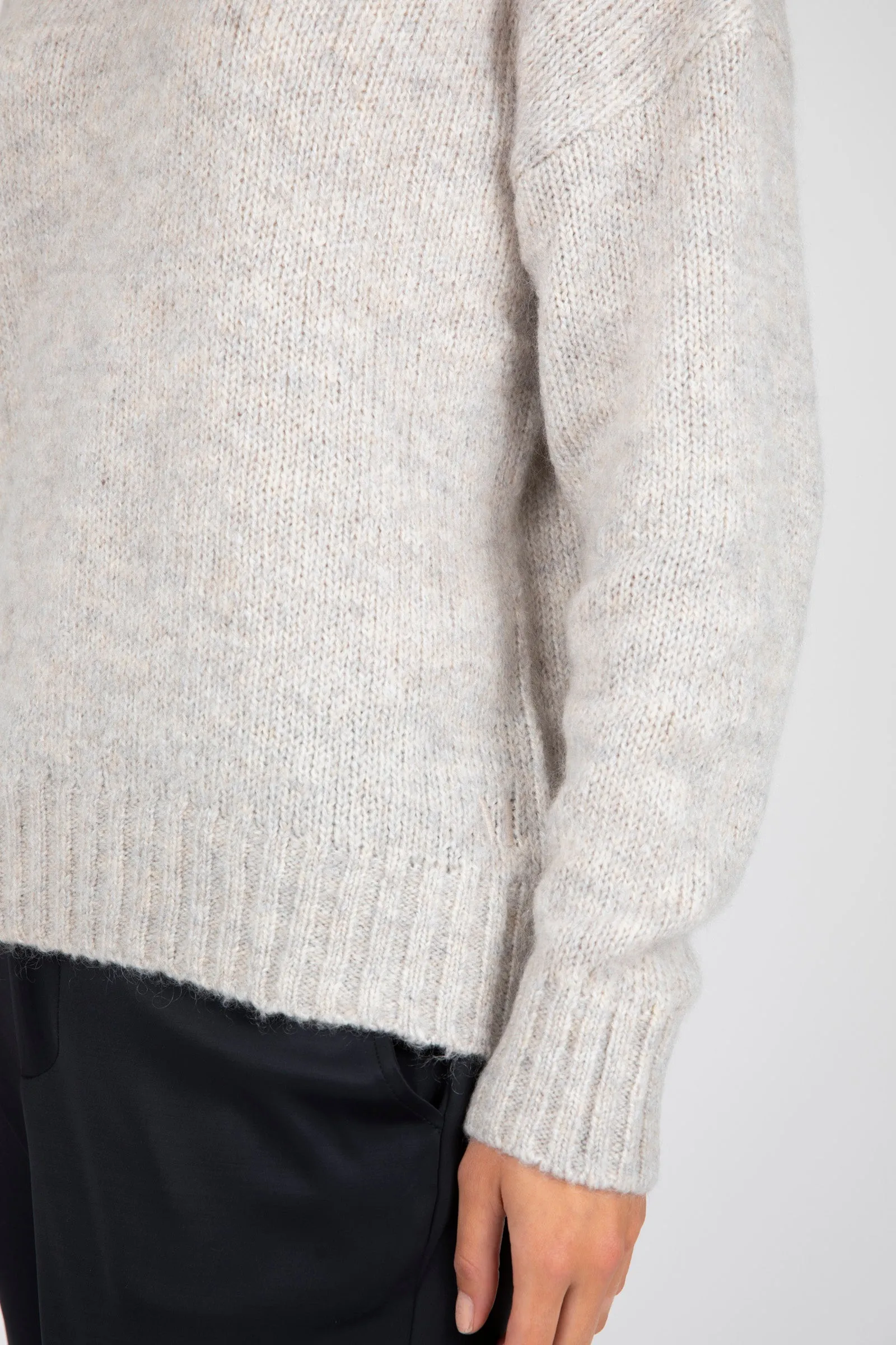 Cloud Crew Neck Knit - Storm Marle