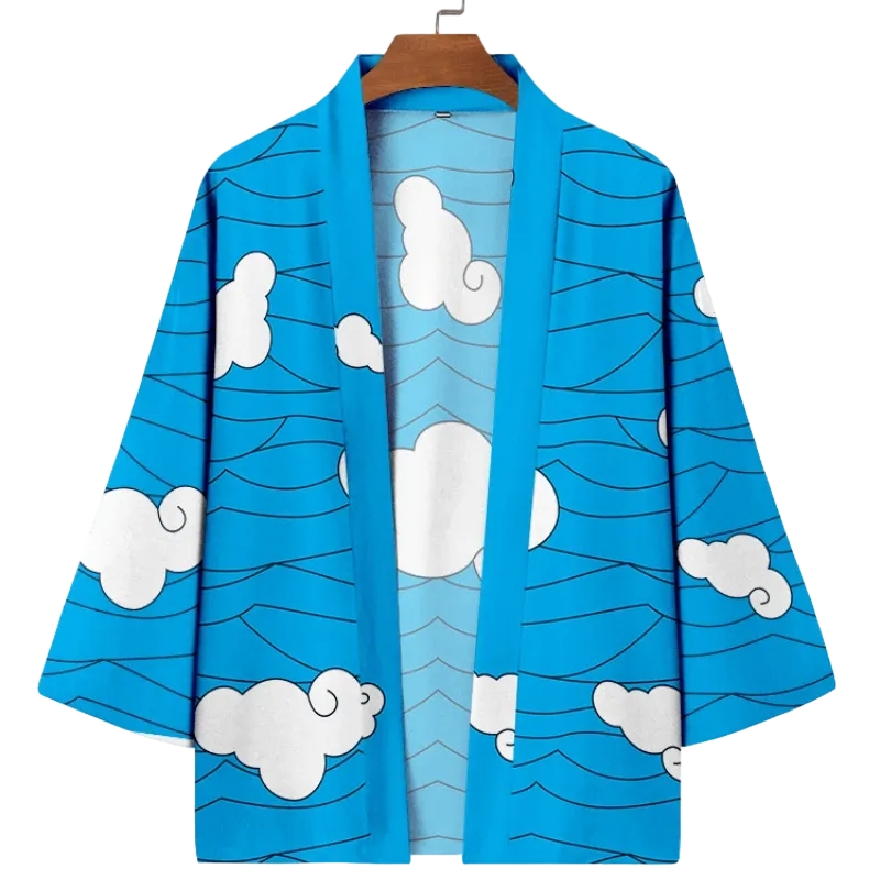 Clouds Yukata Top