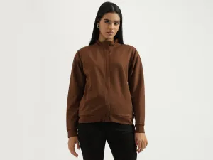 Collared Neck Solid Jackets
